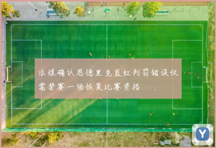 法媒确认恩德里克直红判罚错误仅需禁赛一场恢复比赛资格